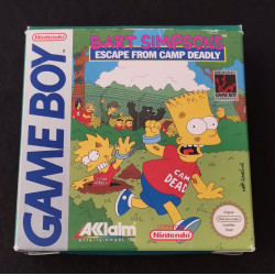 Bart Simpson's Escape From Camp Deadly(Completo)(Caja deteriorada)PAL GAMEBOY