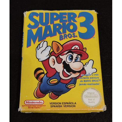 Super Mario Bros. 3(Sin manual)(Caja deteriorada)PAL NINTENDO NES