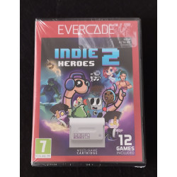 Indie Heroes 2(Nuevo)EverCade MultiGame Cartridge
