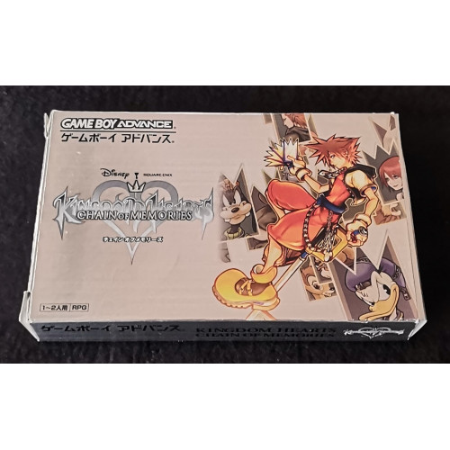 Kingdom Hearts: Chain of Memories(Completo)PAL JAP nintendo Gameboy Advance