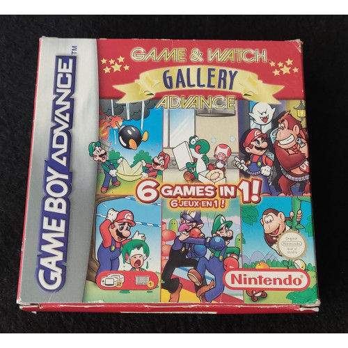 Game&Watch Gallery/ 6 Games in 1(Completo)PAL nintendo Gameboy Advance