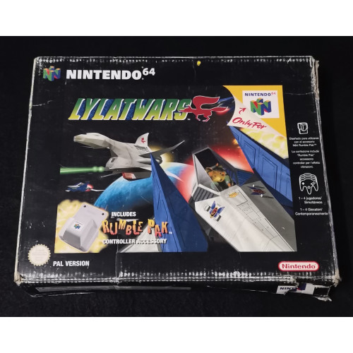 Lylat Wars-Rumble Pak(Completo)(Caja deteriorada)Nintendo64