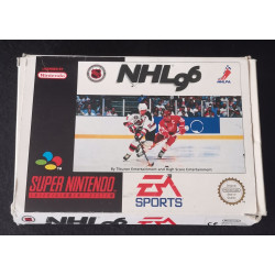 NHL 96(Completo)(Caja deteriorada)pal nintendo super nintendo