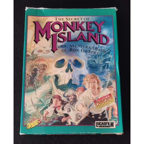 The Secret of Monkey Island una Aventura Grafica de Ron Gilbert(Completo)(Caja deteriorada)pal pc