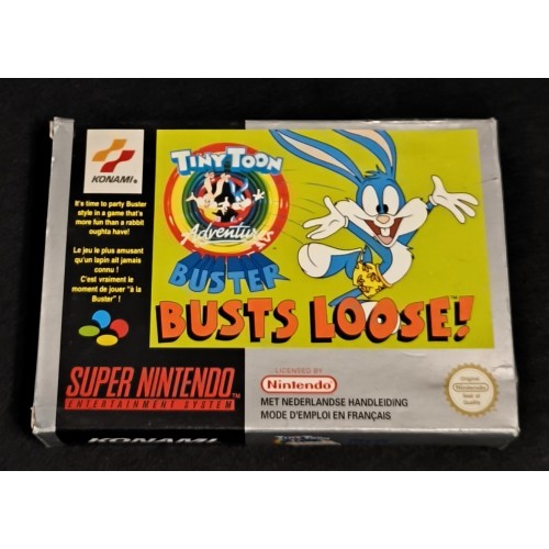 Tiny Toon Adventures: Buster Busts Loose!(Completo)pal nintendo super nintendo