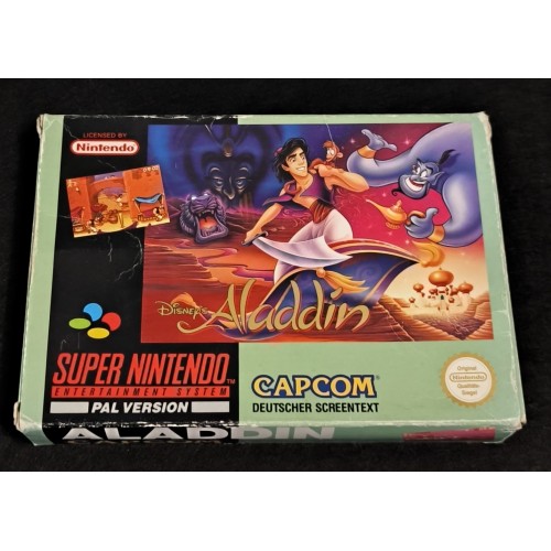 Disney's Aladdin(Completo)pal nintendo super nintendo