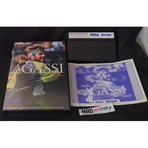 Andre Agassi Tennis (Completo) PAL Europa Sega Master System